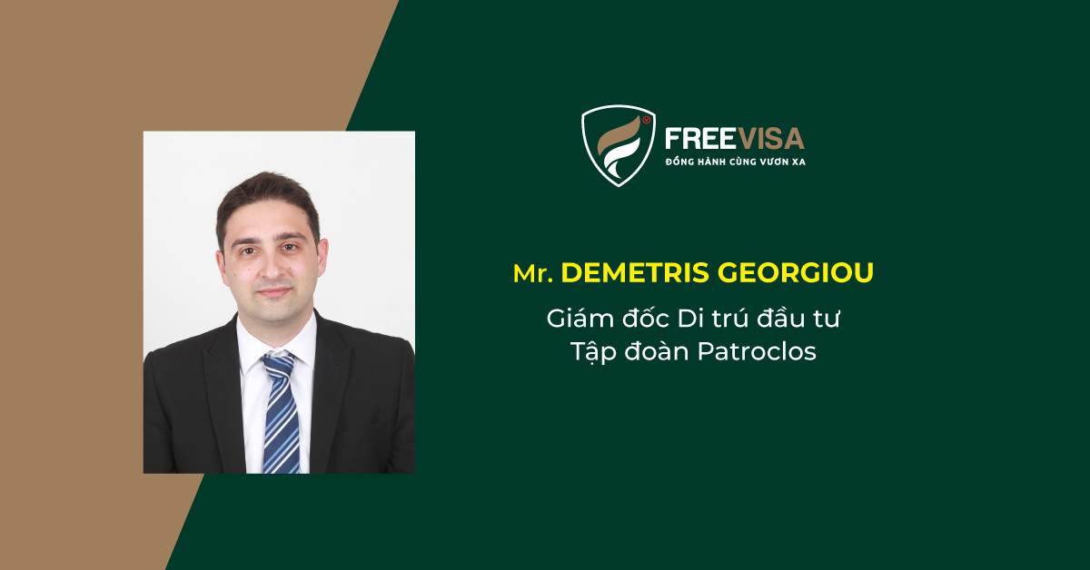 Mr. Demetris Georgiou (Giám đốc di trú Đầu tư tập đoàn Patroclos)
