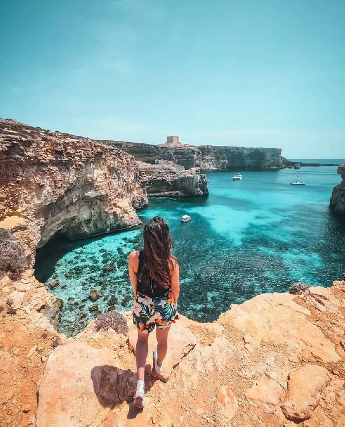 Vùng biển tuyệt đẹp của đảo Gozo
