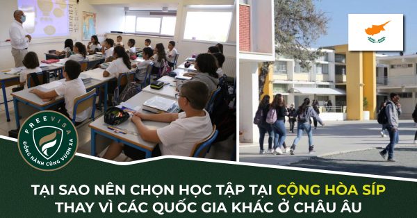 Tại sao nên chọn học tập tại Cộng hòa Síp thay vì các quốc gia khác ở Châu Âu