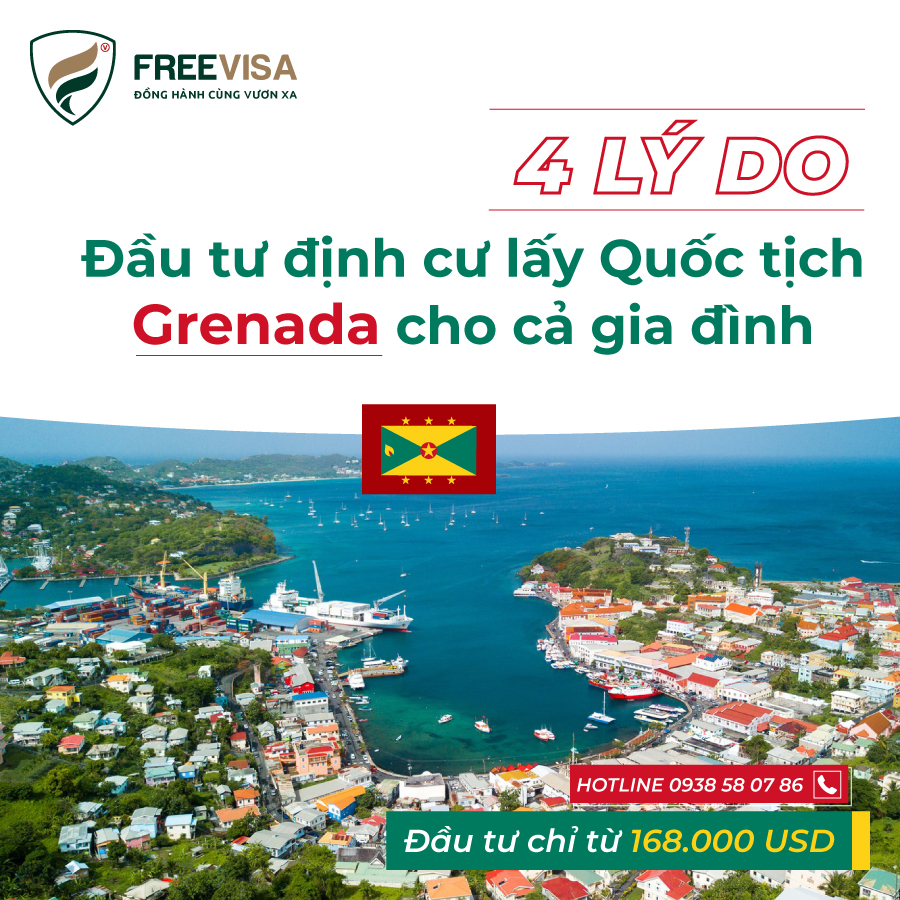4 lý do chọn định cư Grenada cho cả gia đình