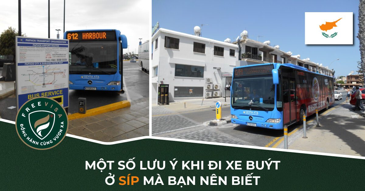 Một số lưu ý khi đi xe buýt ở Síp mà bạn nên biết