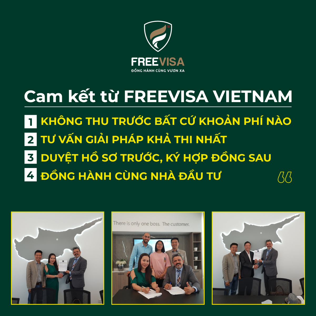 Cam kết từ FREEVISA VIETNAM