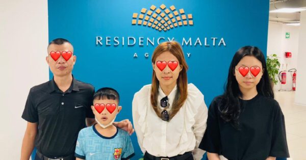 Chúc mừng gia đình Mr Vu (nhà đầu tư tháng 09/2021) đã nhận được thường trú nhân Malta (Châu Âu) vào tháng 06/2022 vừa rồi