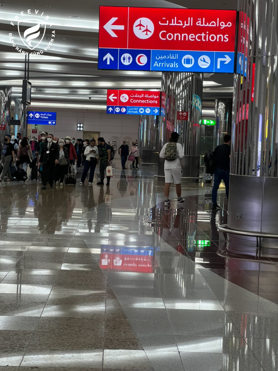 Gia đình Mr Phúc quá cảnh tại Dubai