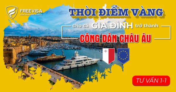 Thời điểm vàng cho cả gia đình Bạn trở thành công dân châu Âu