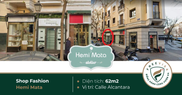 Dự án cửa hàng thời trang nữ Hemi Mata