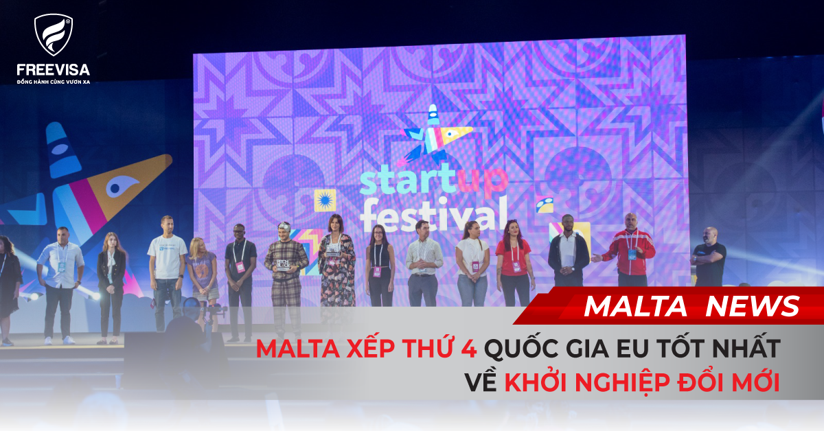 Malta Xếp Thứ 4 Quốc Gia Eu Tốt Nhất Về Khởi Nghiệp Đổi Mới