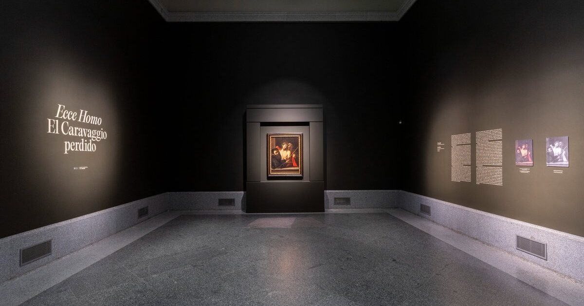 Bức tranh Caravaggio bị thất lạc được trưng bày tại bảo tàng Prado ở Madrid