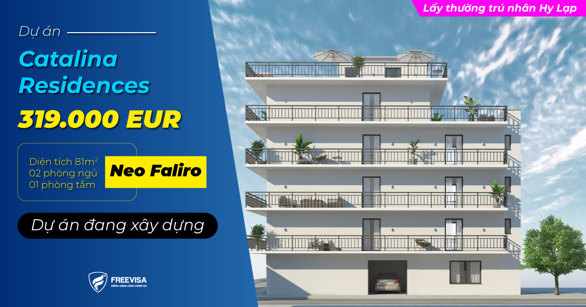 Dự án bất động sản Catalina Residences tại Hy Lạp