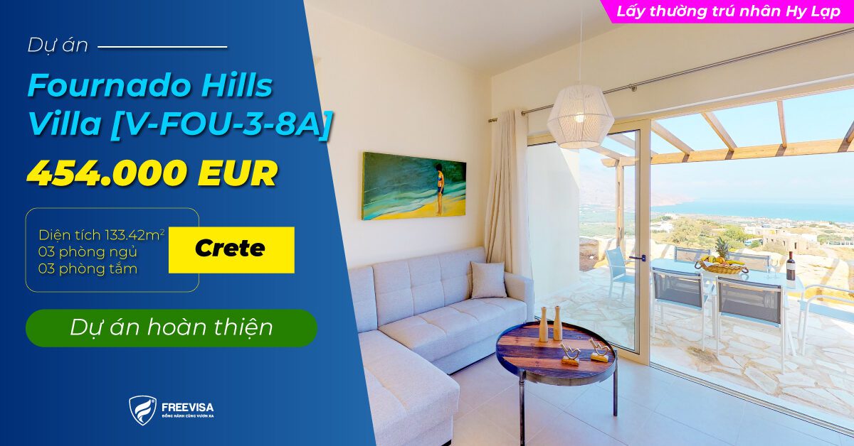 Dự án bất động sản Fournado Hills Villa No. 8A tại Hy Lạp