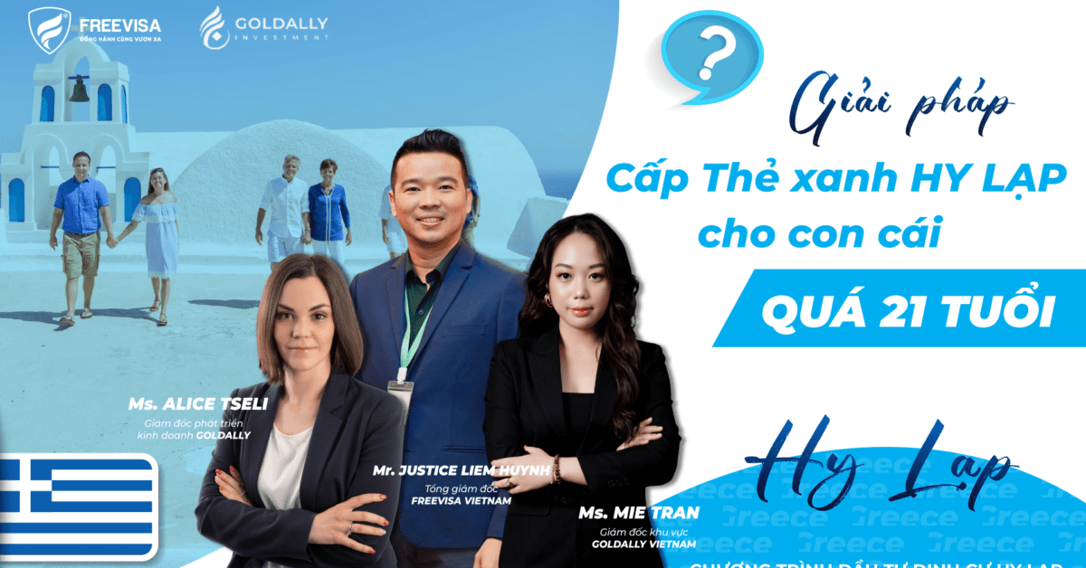 Giải Pháp Cấp Thẻ Xanh Hy Lạp Cho Con Cái Quá 21 Tuổi