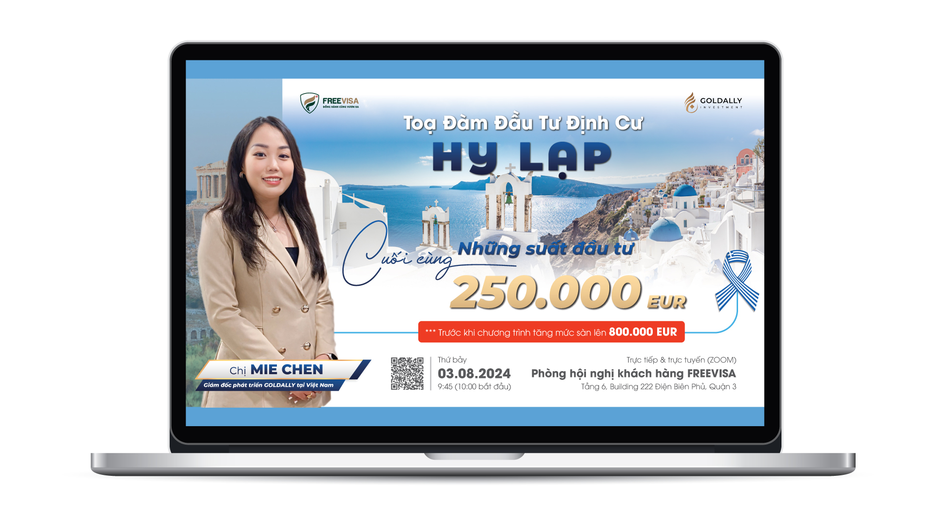 Tọa đàm định cư Hy Lạp 03/08/2024 trực tuyến qua Zoom