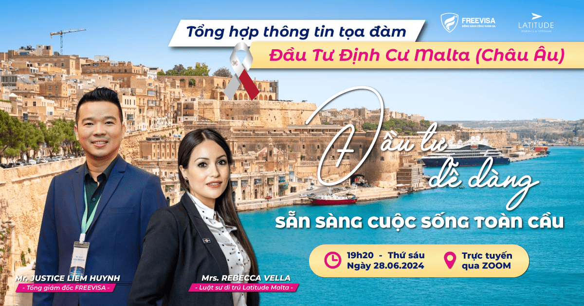 Tổng hợp thông tin tọa đàm online định cư Malta ngày 28/06