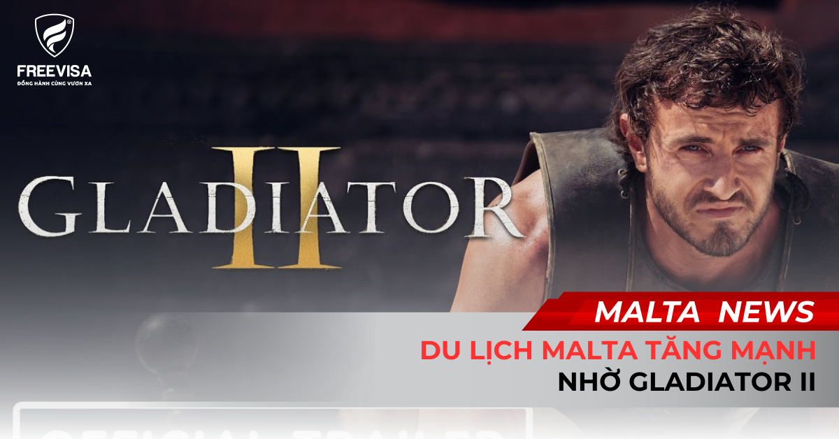 Du Lịch Malta Tăng Mạnh Nhờ Gladiator II