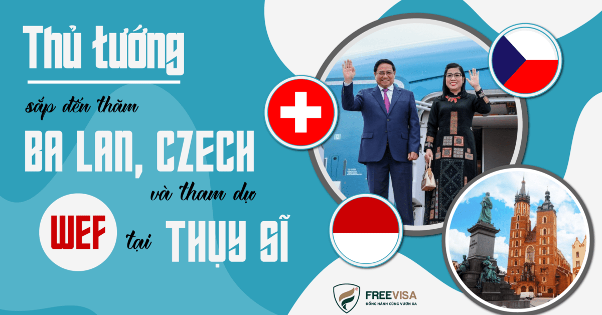 Thủ tướng sắp thăm Ba Lan, Czech và tham dự WEF tại Thụy Sĩ