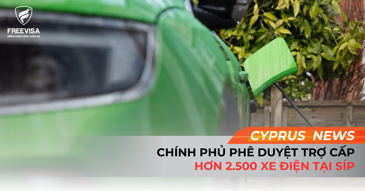 Chính Phủ Phê Duyệt Trợ Cấp Hơn 2.500 Xe Điện Tại Síp