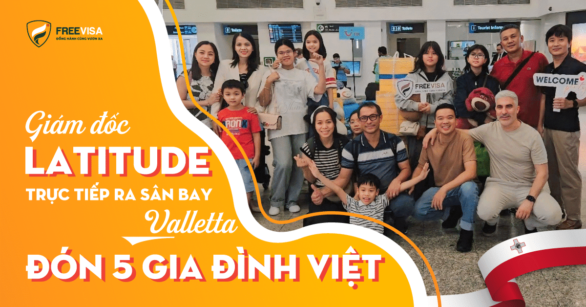 5 gia đình đã đến Malta để bắt đầu hành định cư