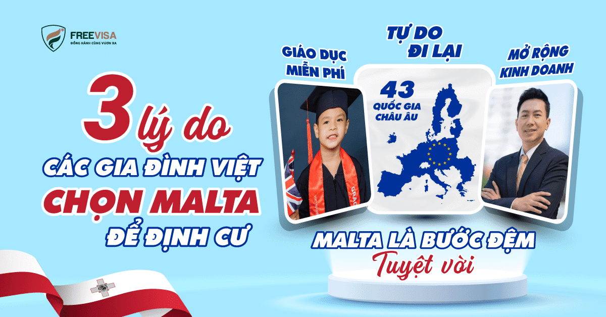 3 lý do thuyết phục các gia đình Việt chọn Malta để định cư?