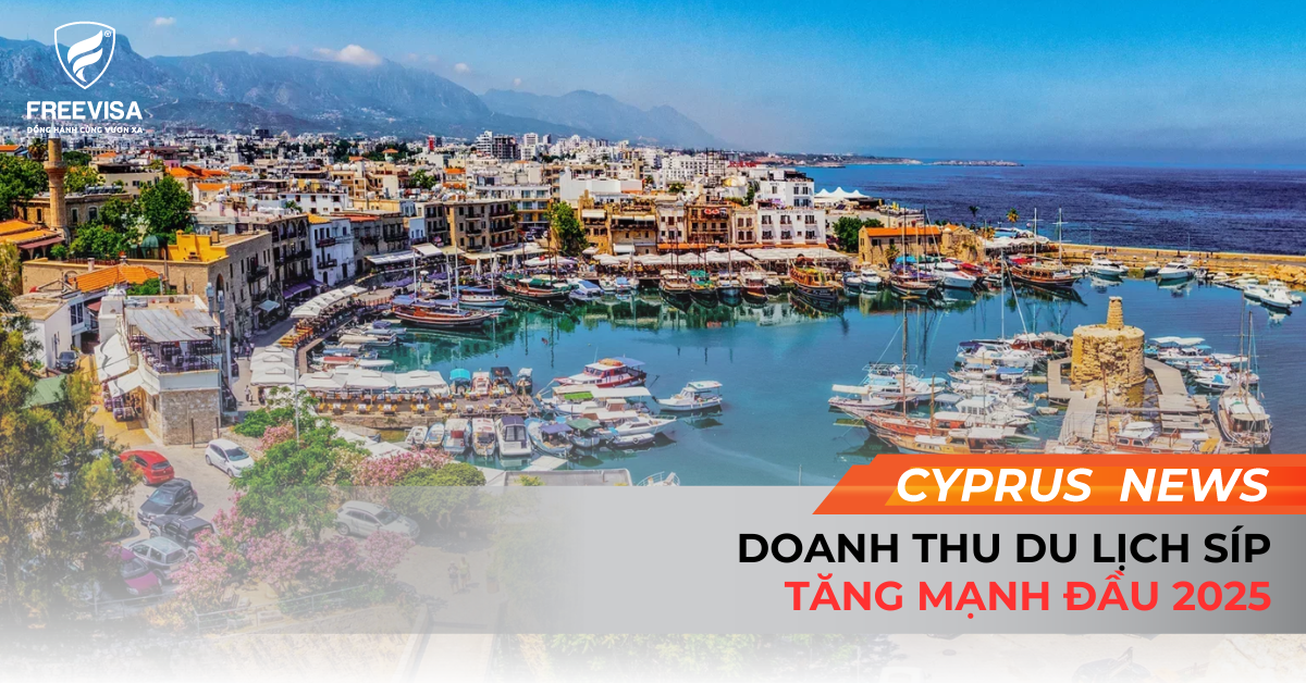 Doanh Thu Du Lịch Síp Tăng Mạnh Đầu 2025