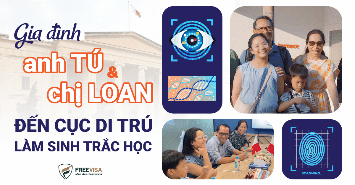 Chúc mừng gia đình anh Tú chị Loan hoàn tất làm sinh trắc học