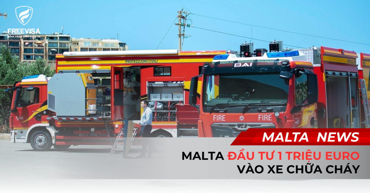 Malta Đầu Tư 1 Triệu Euro Vào Xe Chữa Cháy