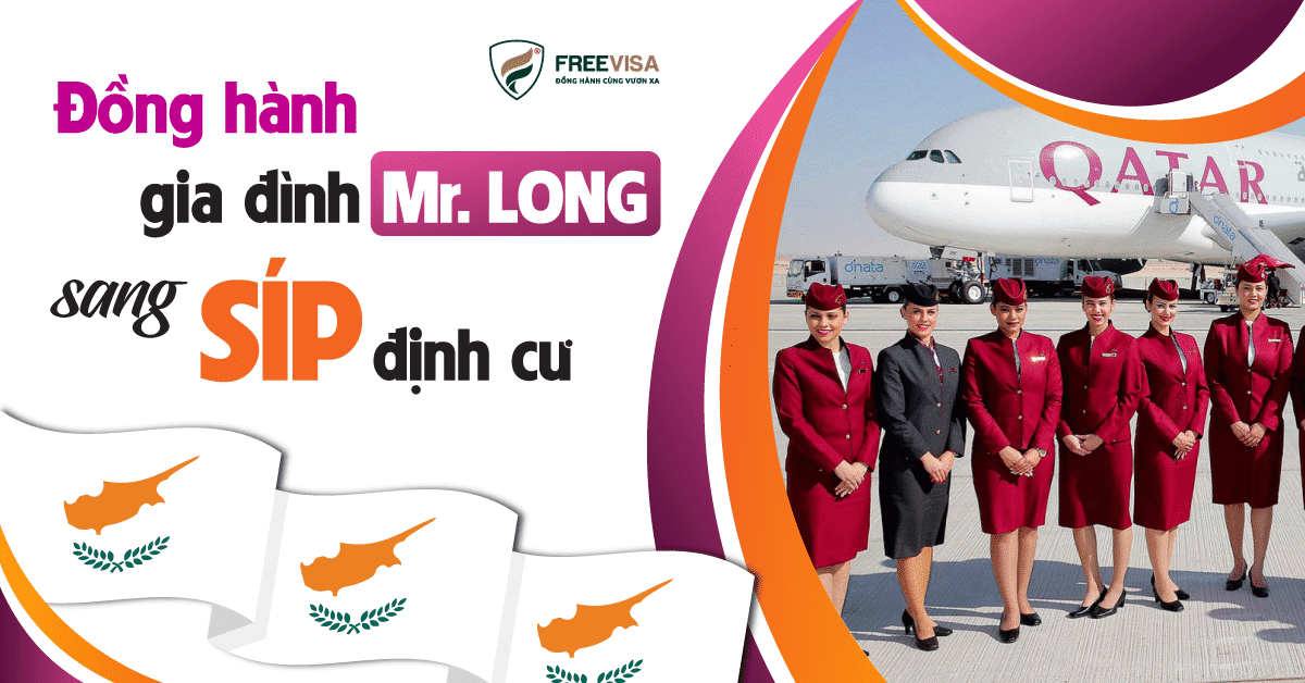 Đồng hành cùng gia đình Mr Long sang Síp định cư