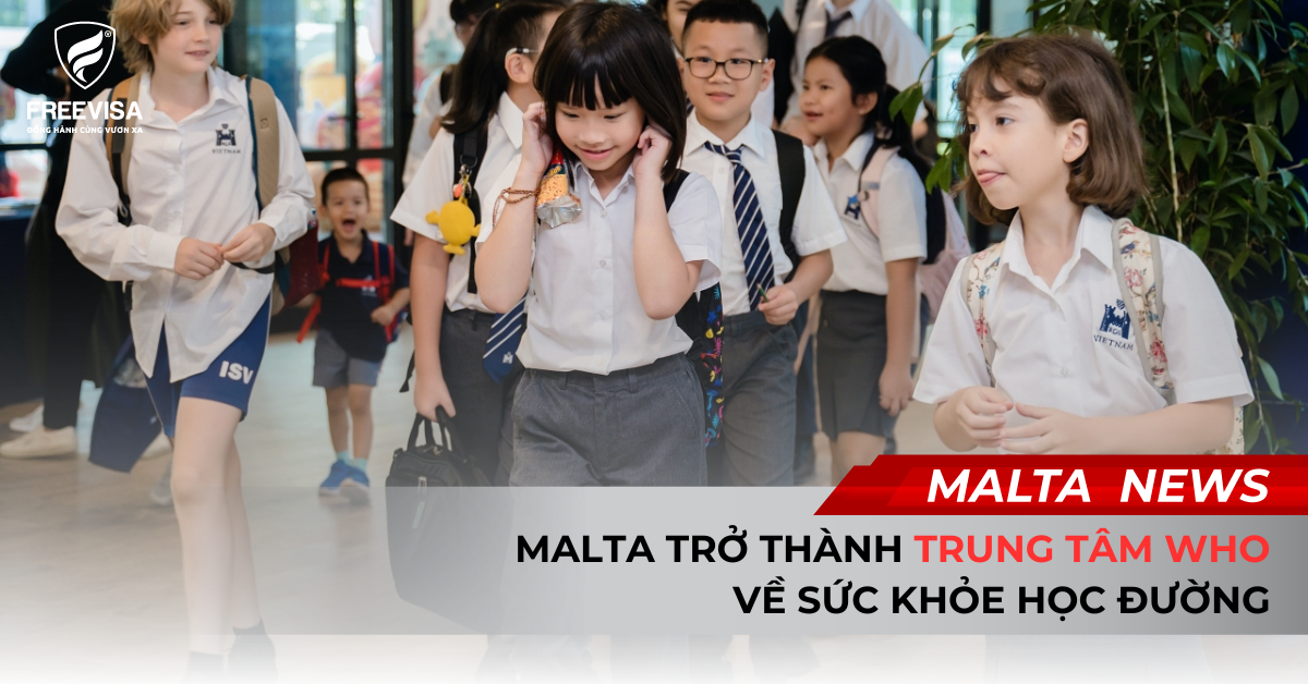 Malta Trở Thành Trung Tâm WHO Về Sức Khỏe Học Đường
