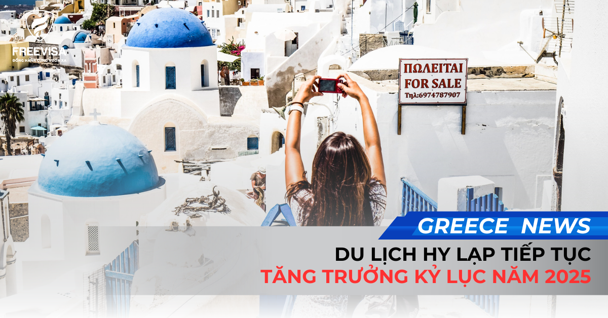 Du Lịch Hy Lạp Tiếp Tục Tăng Trưởng Kỷ Lục Trong Năm 2025
