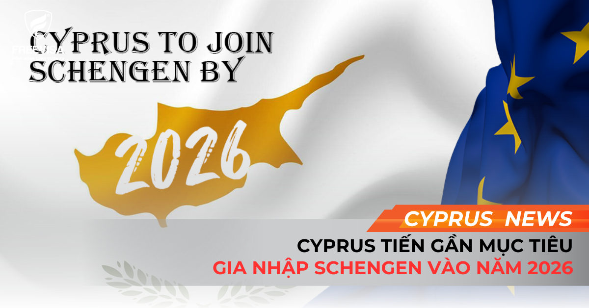 Cyprus Tiến Gần Mục Tiêu Gia Nhập Schengen Vào Năm 2026