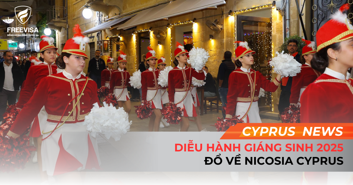 Diễu Hành Giáng Sinh 2025 Đổ Về Nicosia Cyprus