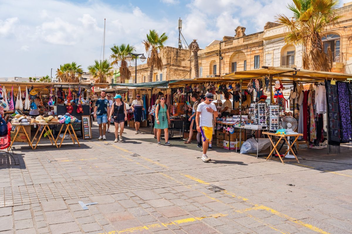 Khu chợ ven biển Marsaxlokk