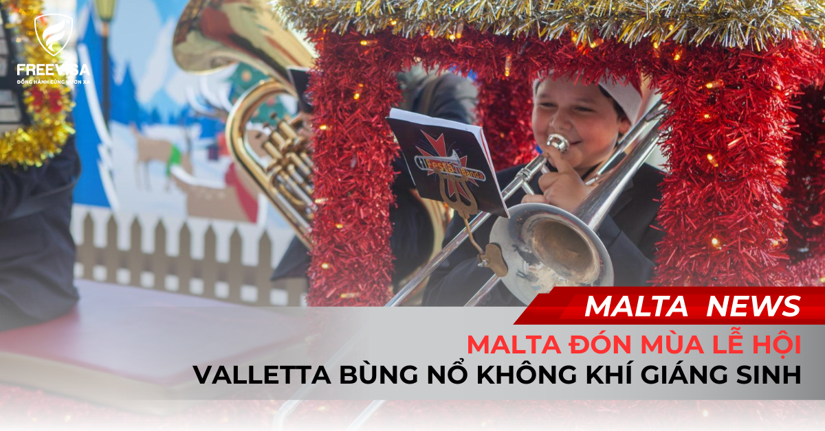 Malta Đón Mùa Lễ Hội: Valletta Bùng Nổ Không Khí Giáng Sinh