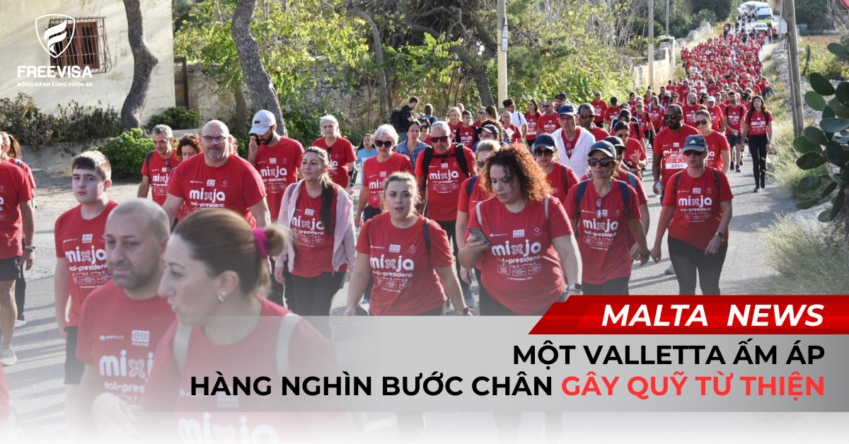 Một Valletta Ấm Áp: Hàng Nghìn Bước Chân Gây Quỹ Từ Thiện