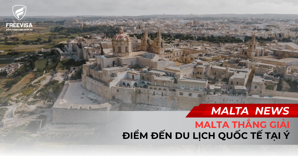Malta Thắng Giải Điểm Đến Du Lịch Quốc Tế Tại Ý