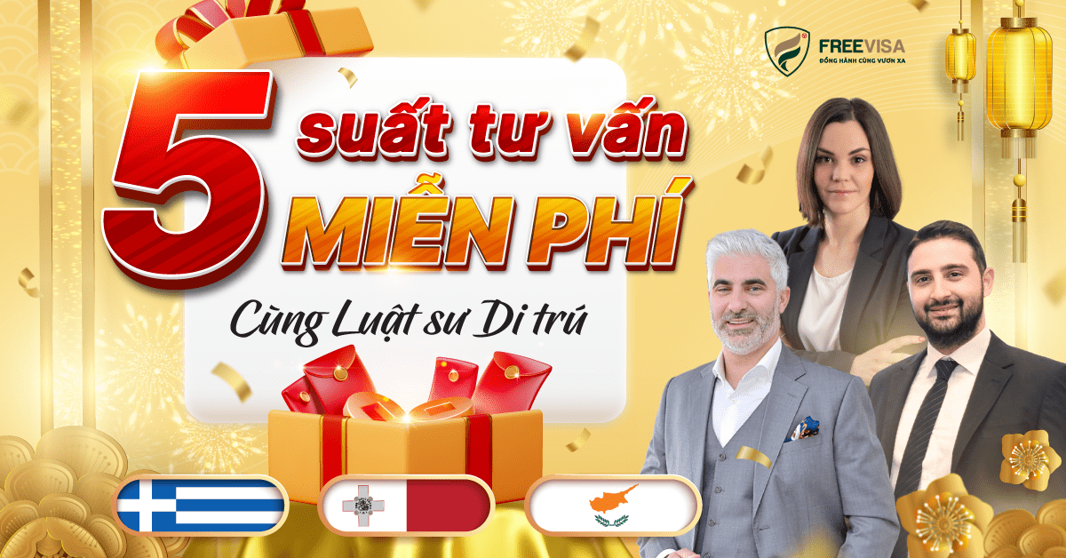 5 suất tư vấn chuyên sâu cùng Hãng luật di trú hàng đầu Châu Âu