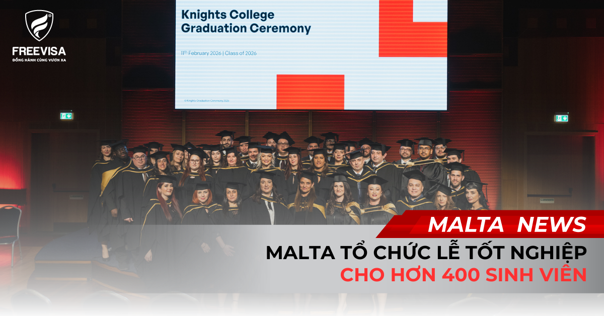Malta Tổ Chức Lễ Tốt Nghiệp Cho Hơn 400 Sinh Viên