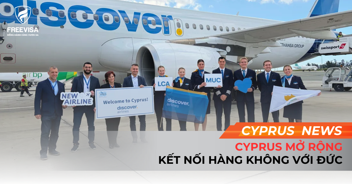 Cyprus Mở Rộng Kết Nối Hàng Không Với Đức