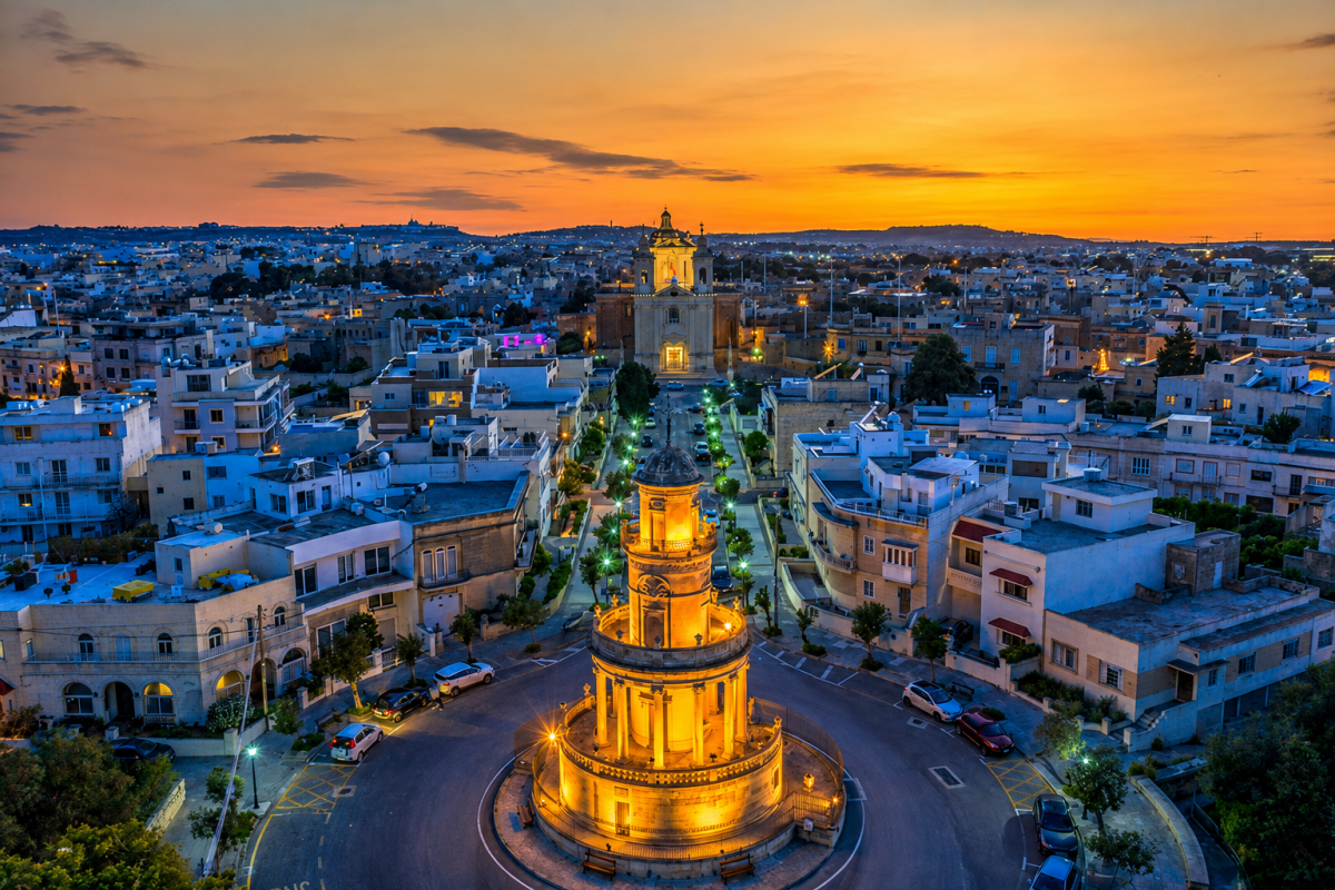 Lija nằm ở miền Trung Malta