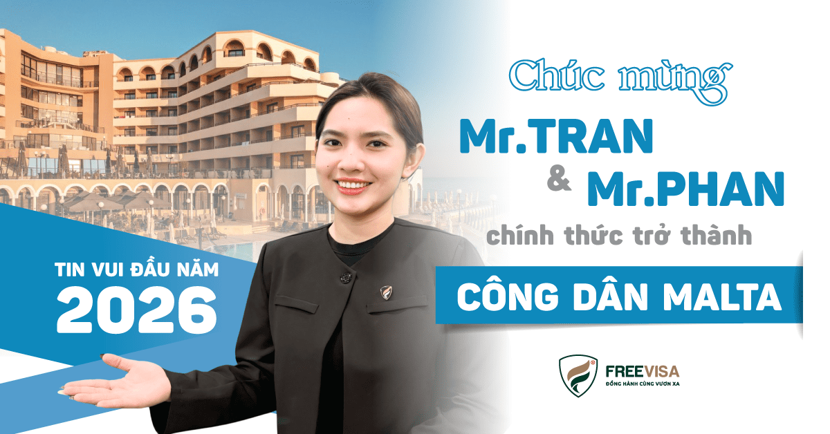 Đồng hành cùng gia đình Mr Phan và Mr Tran sang Malta định cư