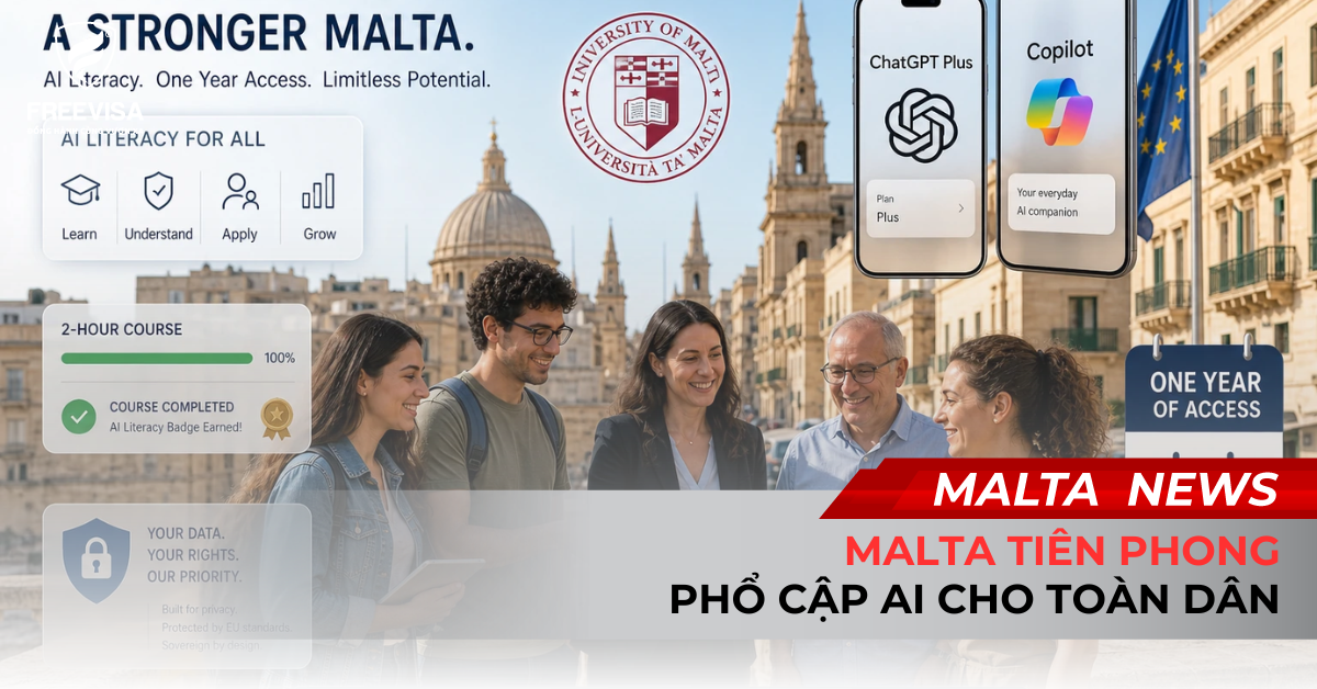 Malta Tiên Phong Phổ Cập AI Cho Toàn Dân