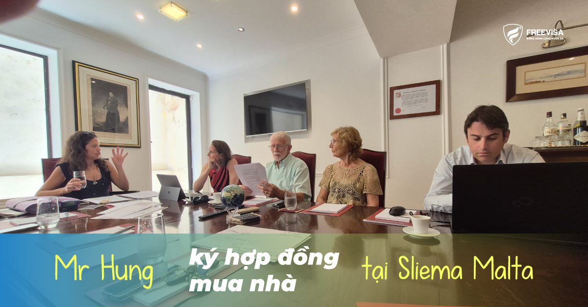 Chúc mừng gia đình Mr Hung sở hữu nhà tại Sliema Malta