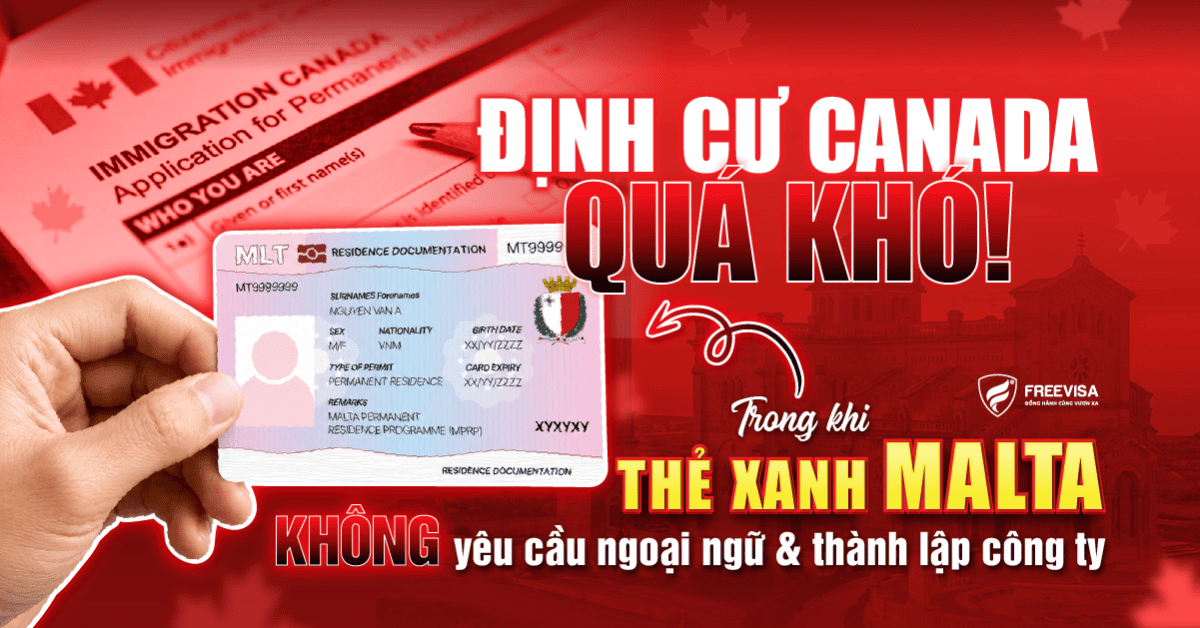 Định cư Canada khó đã có Malta