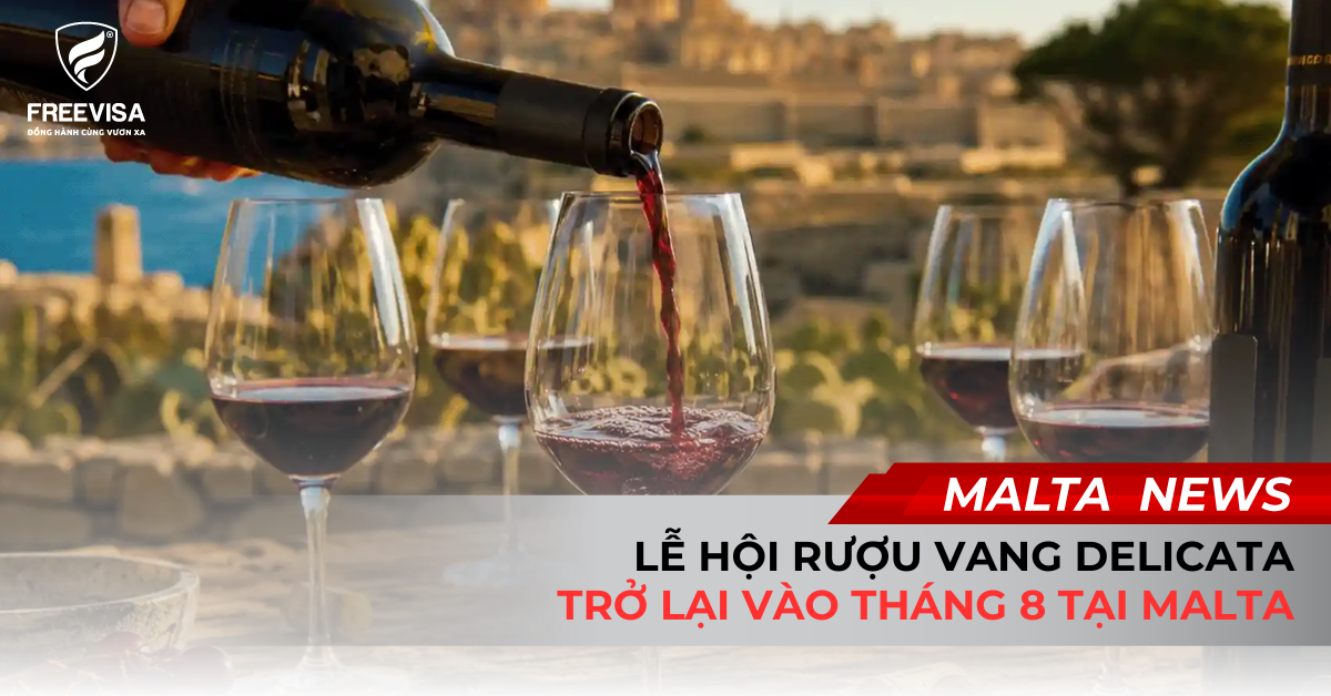 Lễ Hội Rượu Vang Delicata Trở Lại Vào Tháng 8 Tại Malta