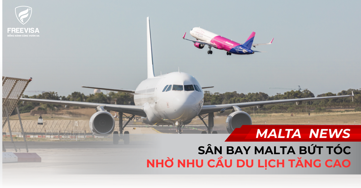 Sân Bay Malta Bứt Tốc Nhờ Nhu Cầu Du Lịch Tăng Cao