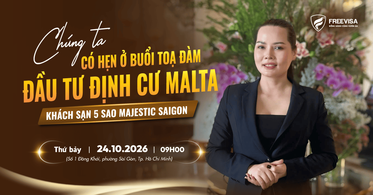 Chúng ta có hẹn ở buổi tọa đàm Malta tại Majestic Saigon