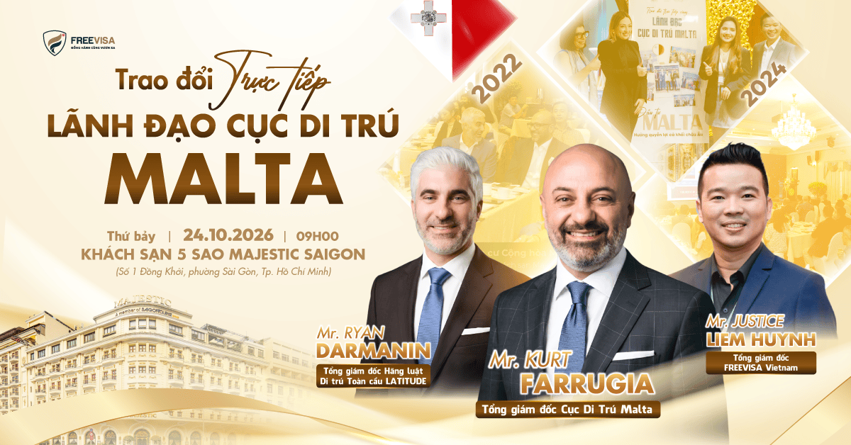 Tọa đàm đầu tư định cư Malta tại Majestic Saigon